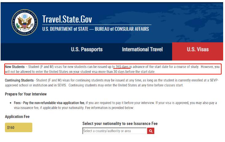 美国学生签证申请日期延长多久