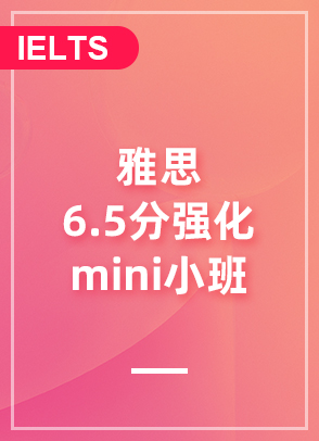 雅思6.5分强化mini小班