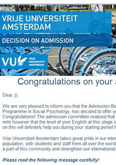 offer案例十三：阿姆斯特丹自由大学